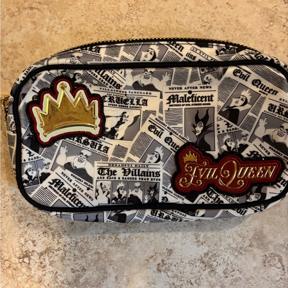 Stoney Clover Lane Black and White Villains Pouch
